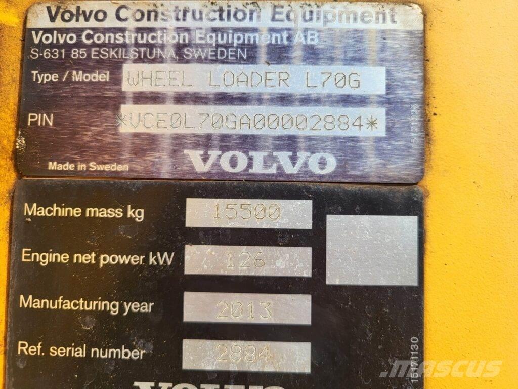 Volvo L70G Chargeuse sur pneus