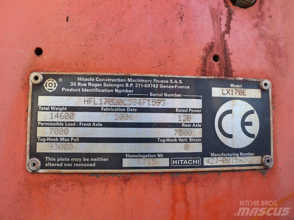 Hitachi LX 170 E Chargeuse sur pneus