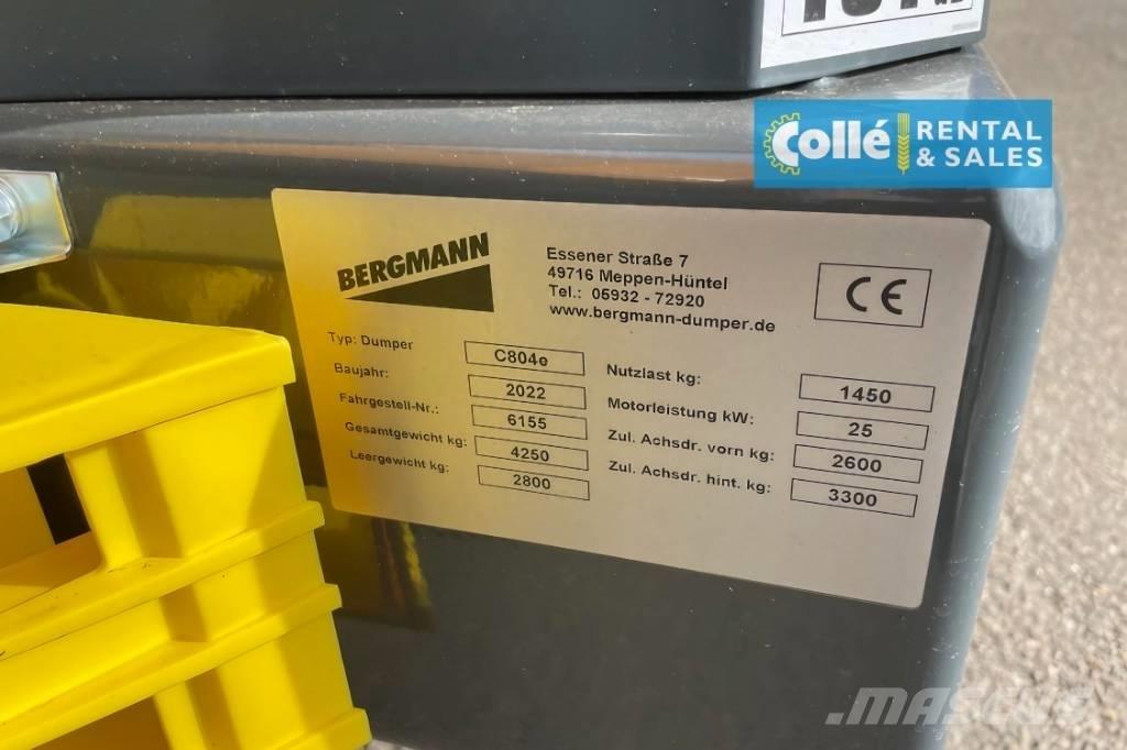 Bergmann C804e | 2022 Mini tombereau