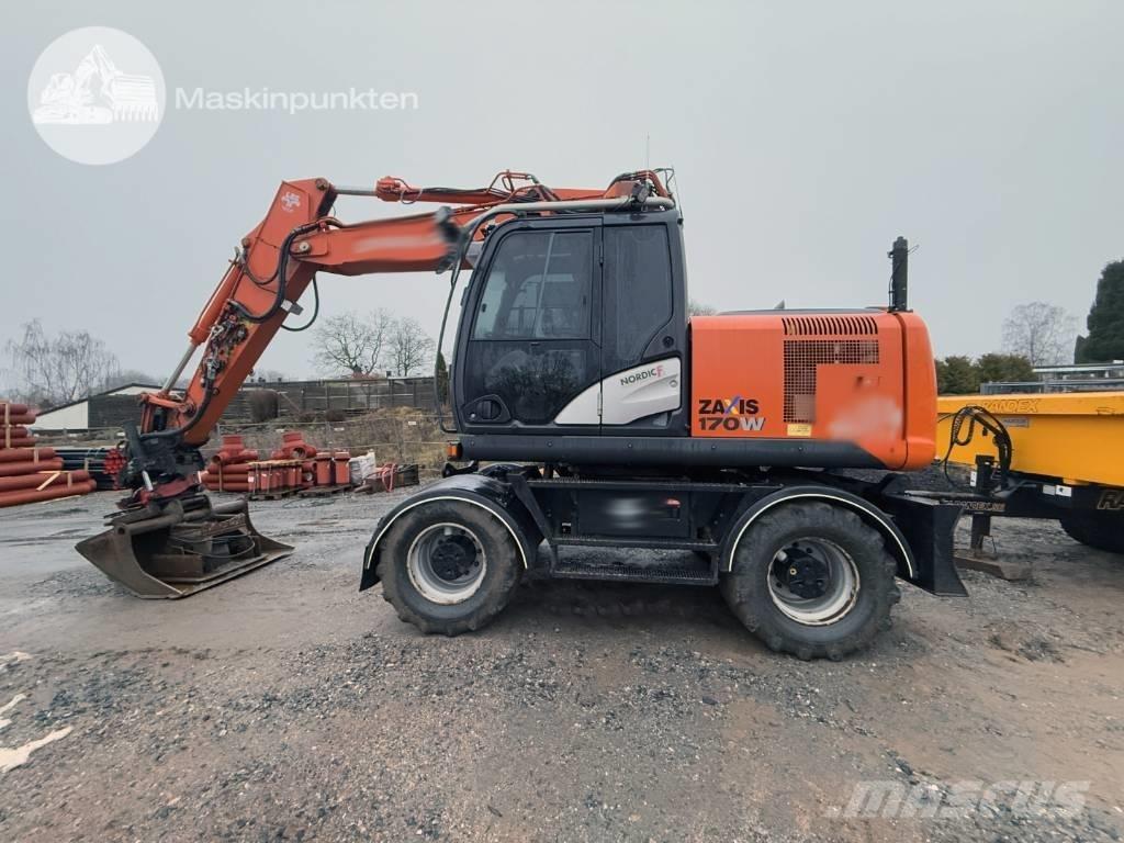 Hitachi ZX 170 W-5 B Pelle sur pneus