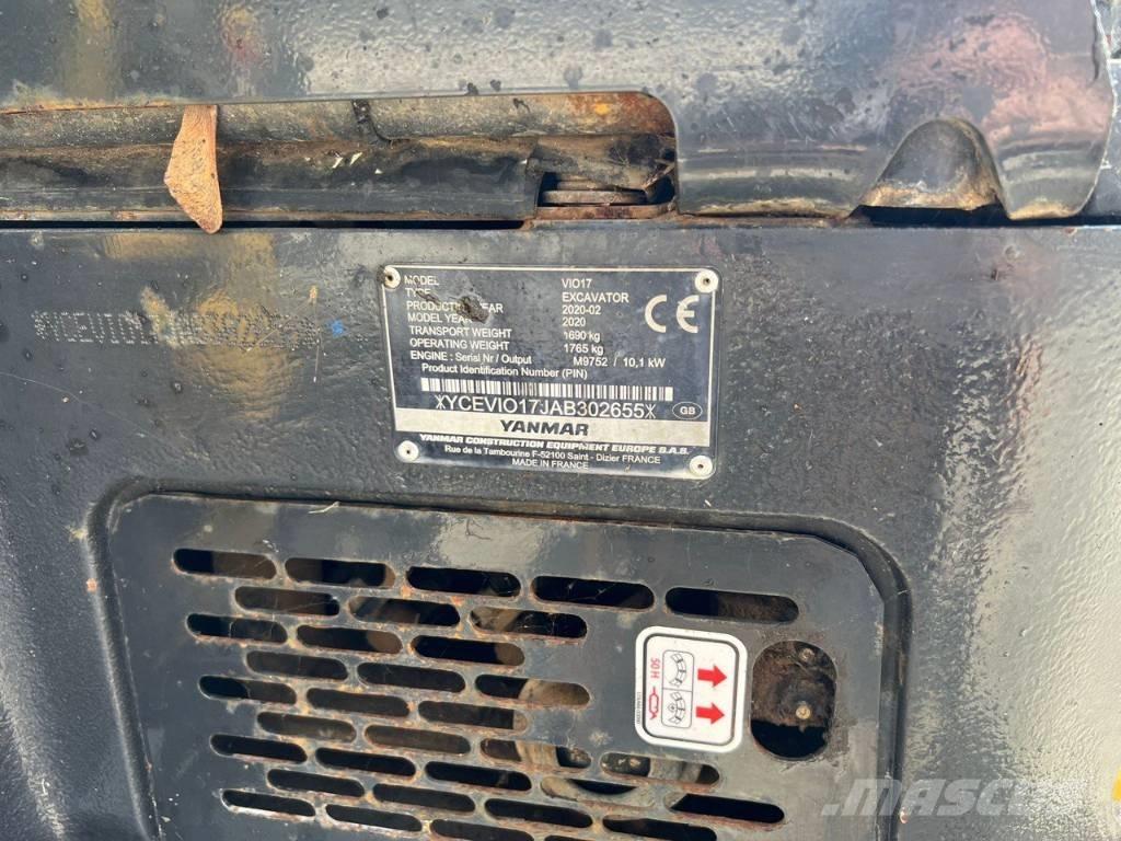 Yanmar Vio 17 Mini pelle < 7t