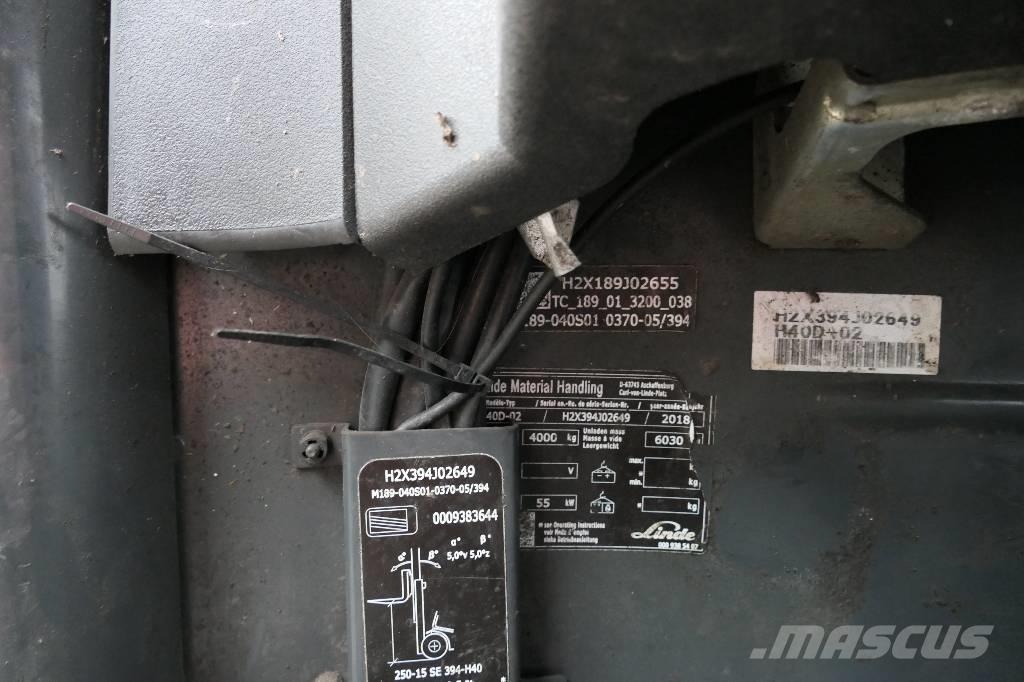 Linde H 40 D-02 Chariots diesel