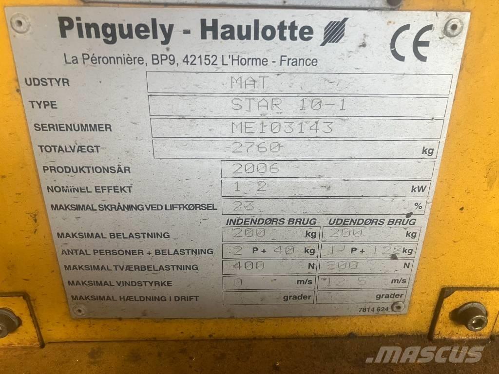 Haulotte Star 10 Mât vertical