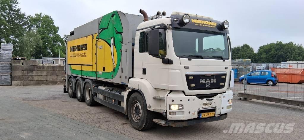 MAN 35.480 Camion aspirateur, Hydrocureur