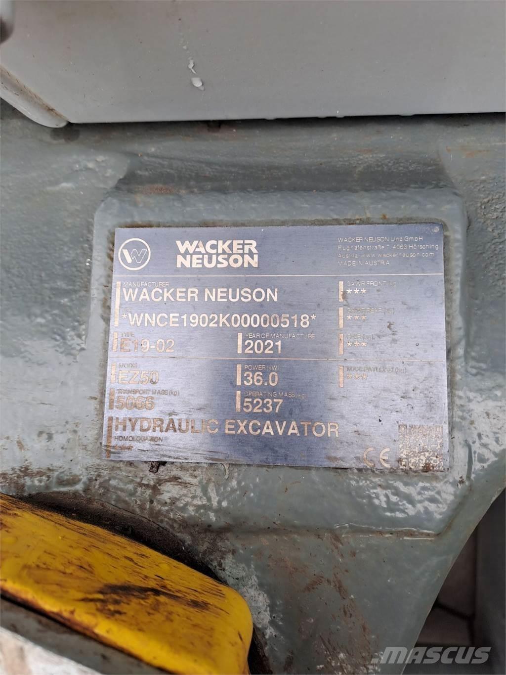 Wacker Neuson EZ50 Pelle sur chenilles
