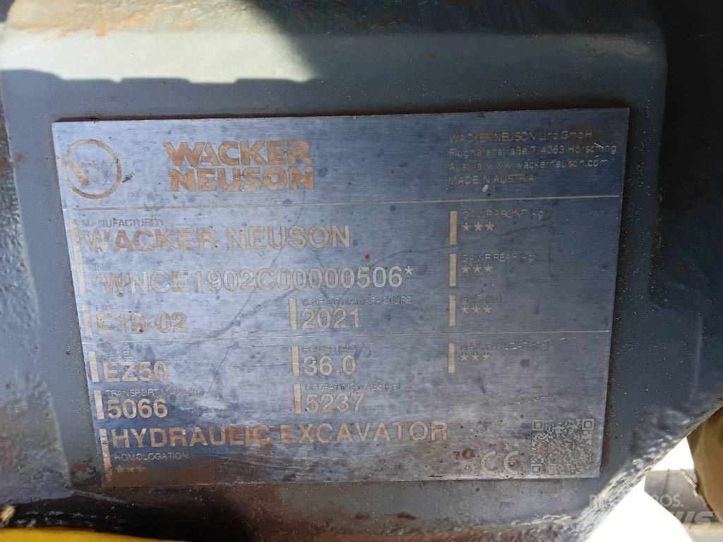 Wacker Neuson EZ50 Pelle sur chenilles
