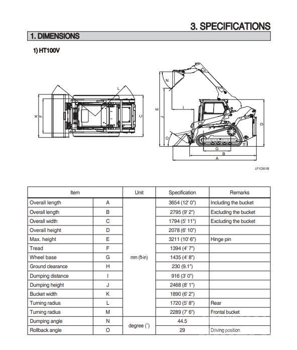 Hyundai HT 100 V Chargeuse sur chenilles