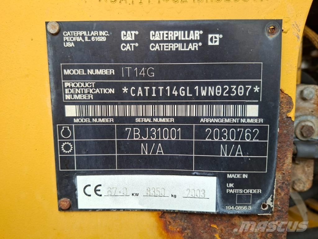 CAT IT 14 G Chargeuse sur pneus