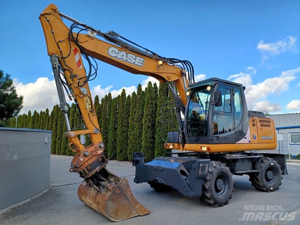 CASE WX 148 Pelle sur pneus