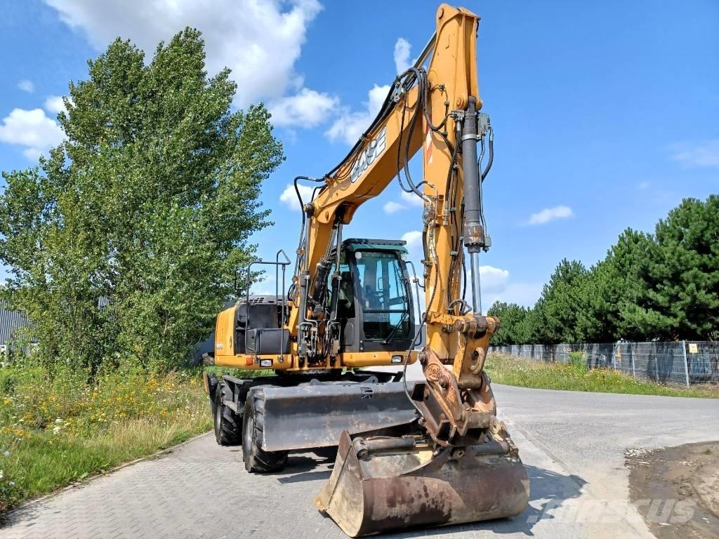 CASE WX 148 Pelle sur pneus