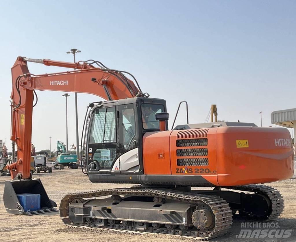 Hitachi ZX220 LC Pelle sur chenilles