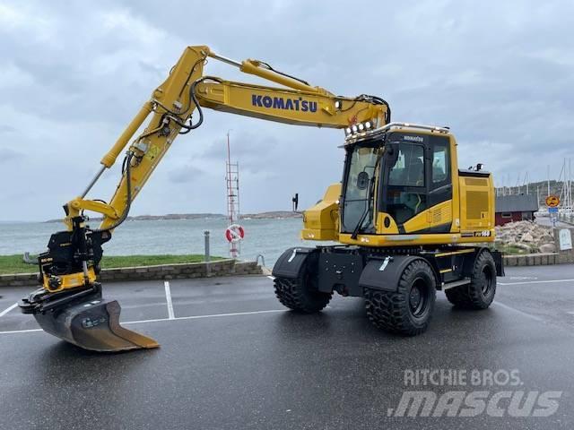 Komatsu PW168-11 Pelle sur pneus