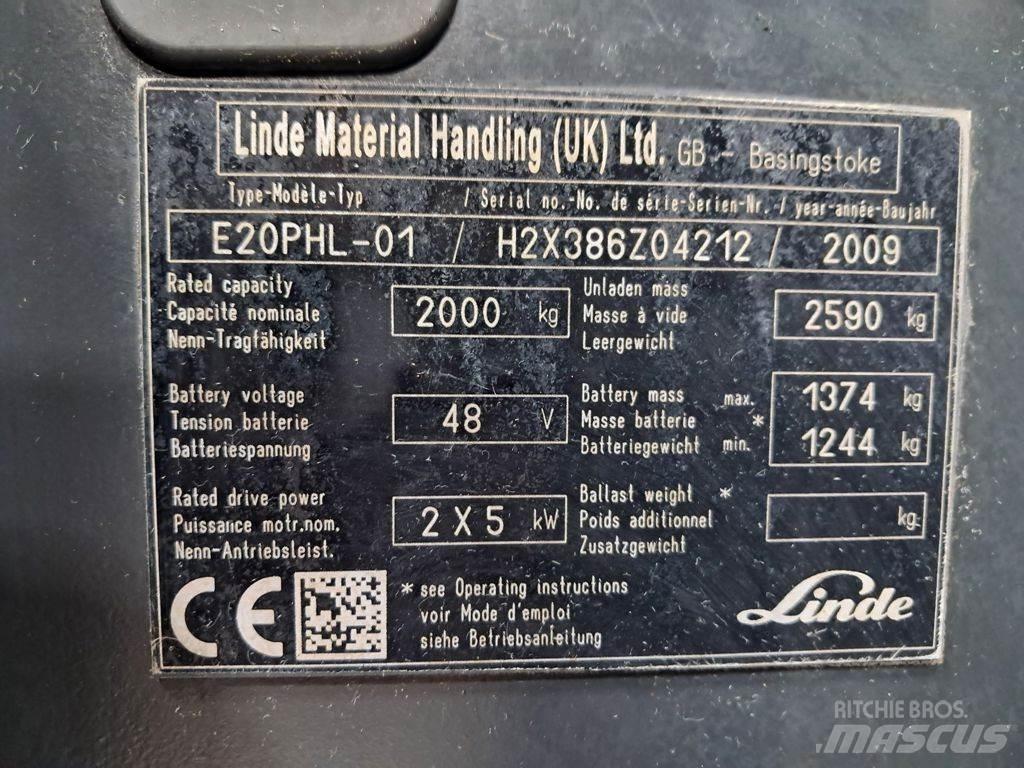 Linde E20PHL-01 Chariots élévateurs électriques