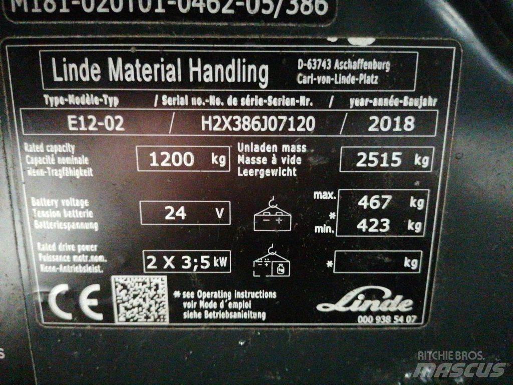 Linde E12-02 Chariots élévateurs électriques