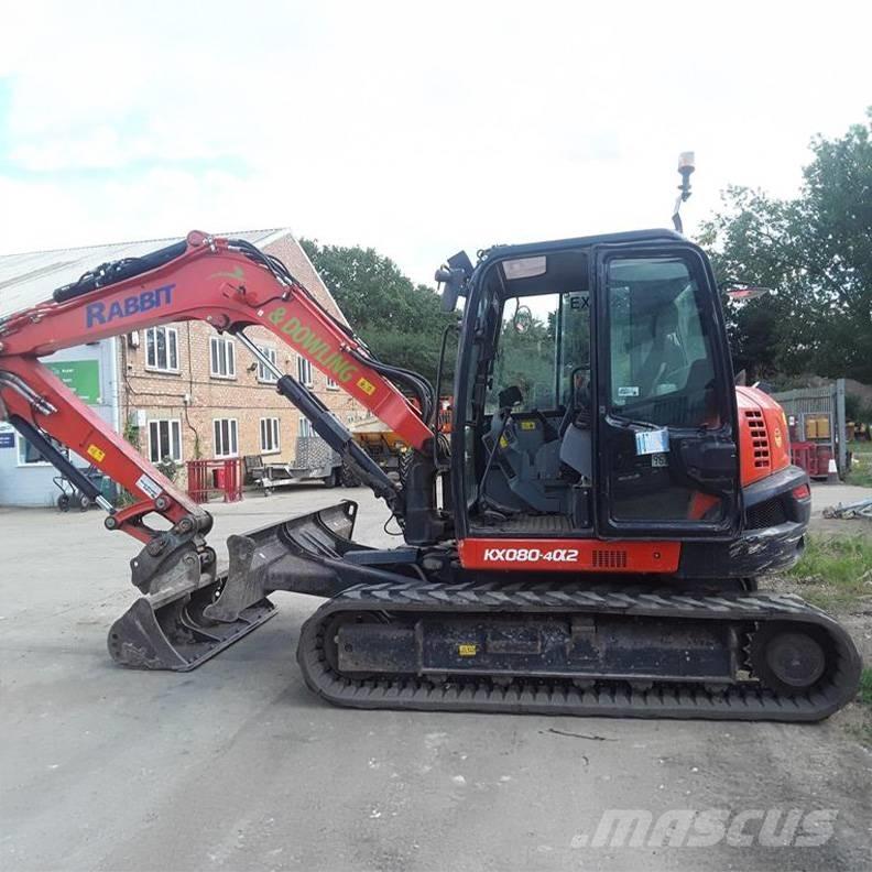 Kubota KX080-4a2 Mini pelle 7t-12t