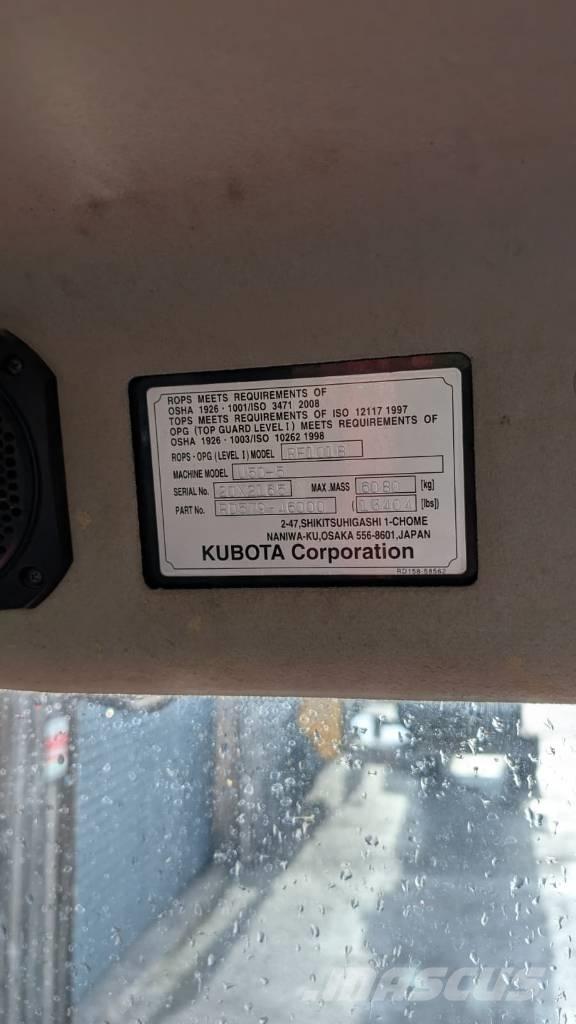 Kubota U 50-5 Pelle de démolition