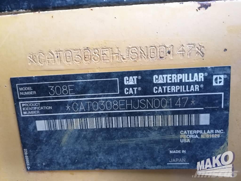 CAT 308 E CR Pelle sur chenilles