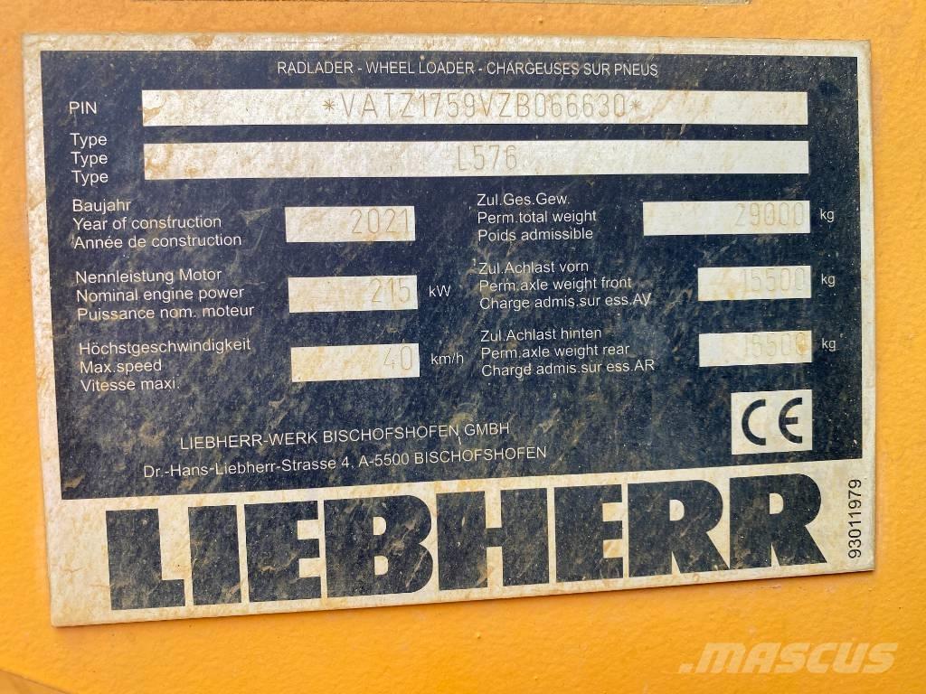 Liebherr L 576 Chargeuse sur pneus