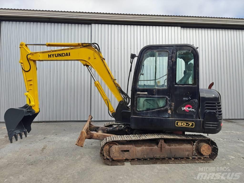 Hyundai R 60-7 Mini pelle < 7t