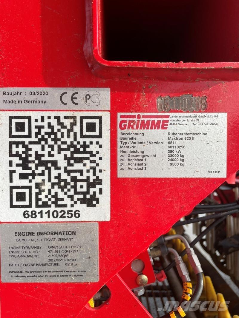 Grimme MAXTRON 620 Agriculture - Autres