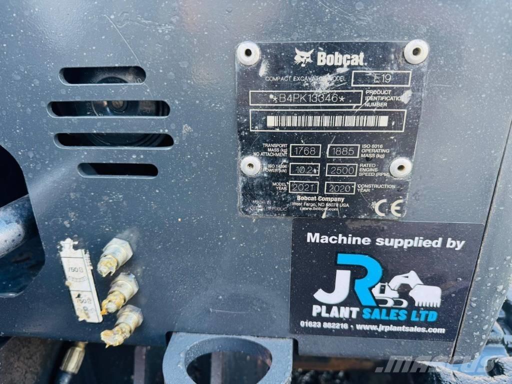 Bobcat E 19 Mini pelle < 7t