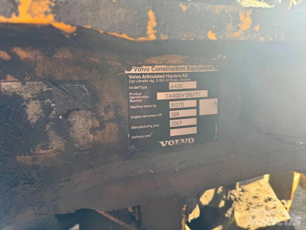 Volvo A 40 D Tombereau articulé