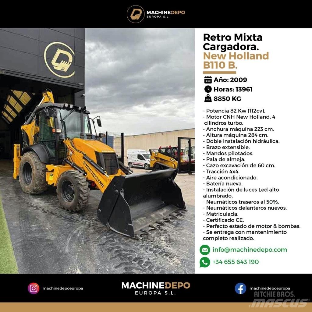 New Holland B 110 B Tractopelle