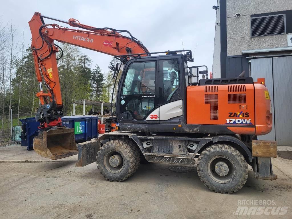 Hitachi ZX170W-6 Pelle sur pneus