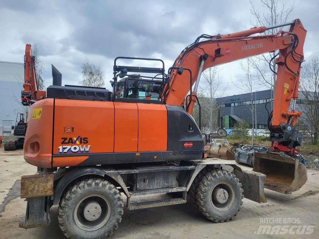 Hitachi ZX170W-6 Pelle sur pneus