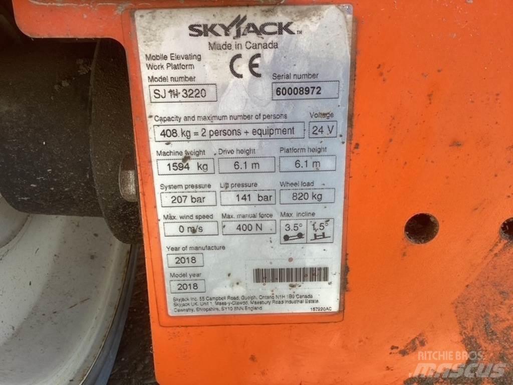 SkyJack SJIII3220 Nacelle ciseaux