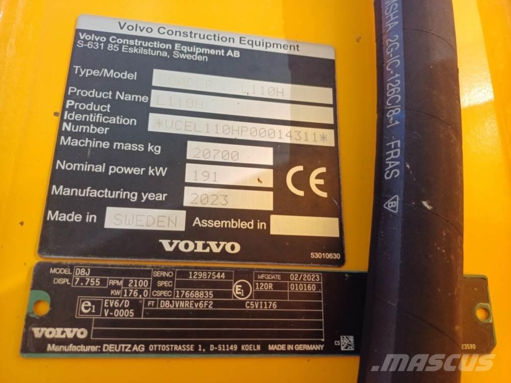 Volvo L110H Chargeuse sur pneus