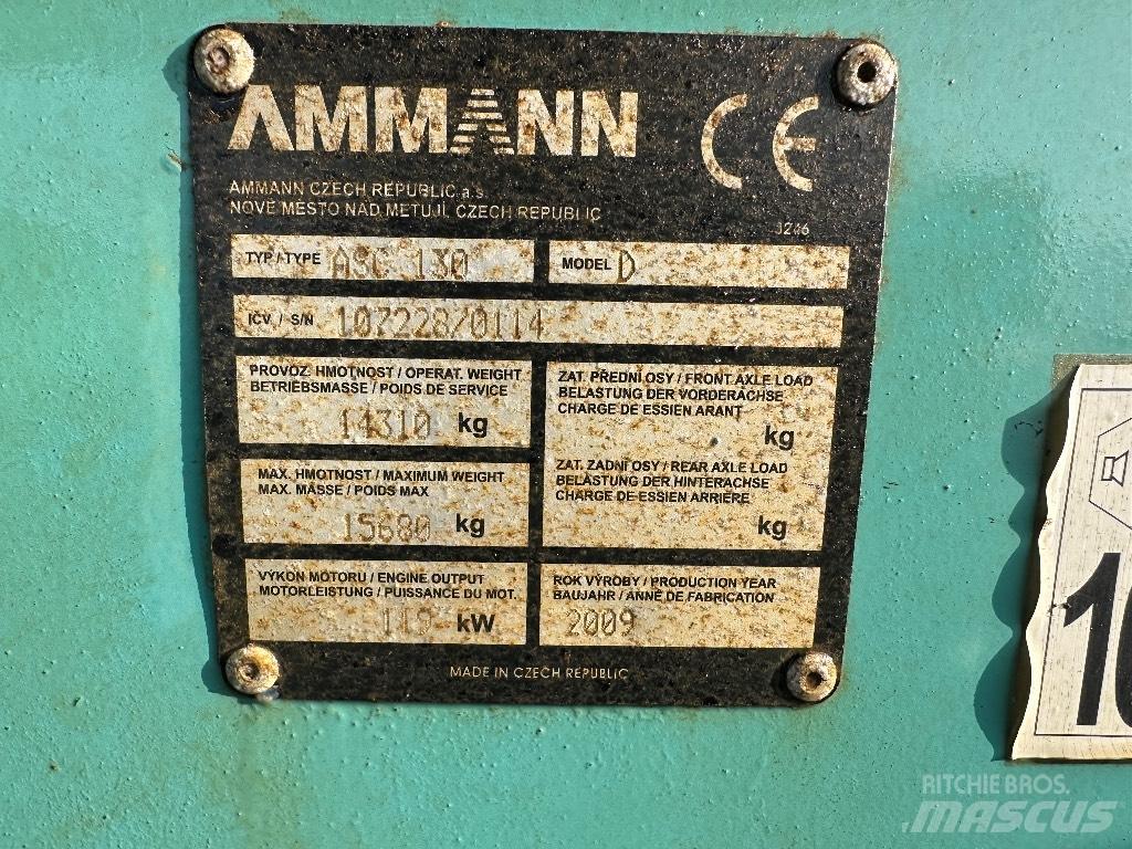 Ammann ASC 130 Rouleaux monocylindre