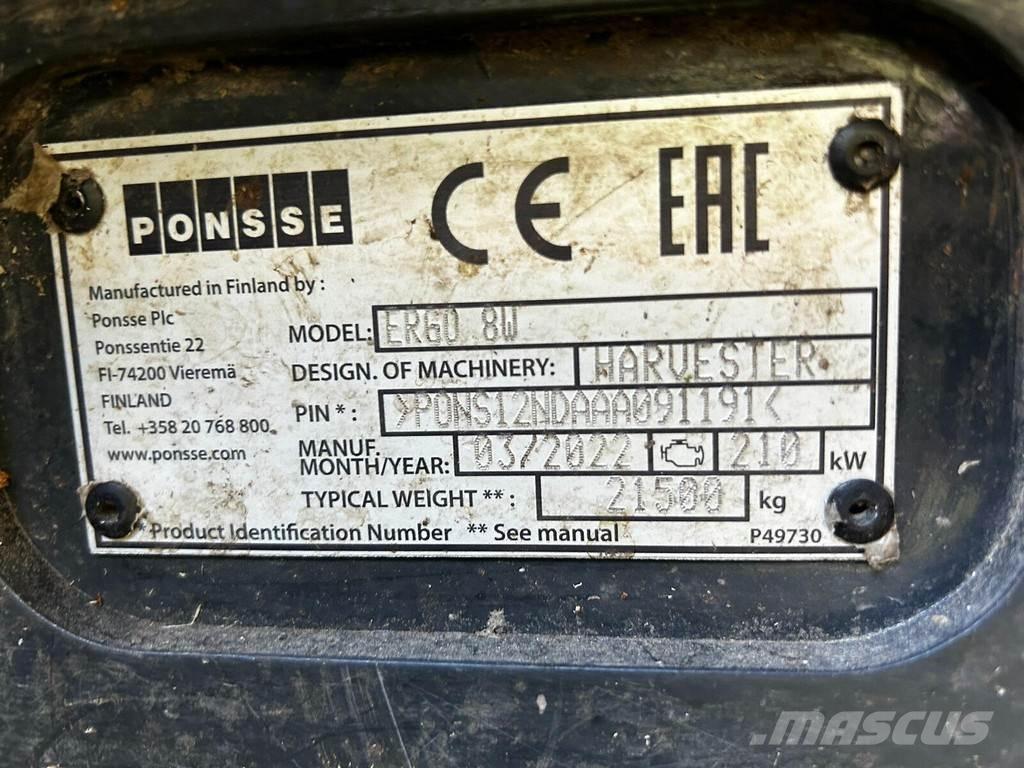 Ponsse Ergo 8W Abatteuse