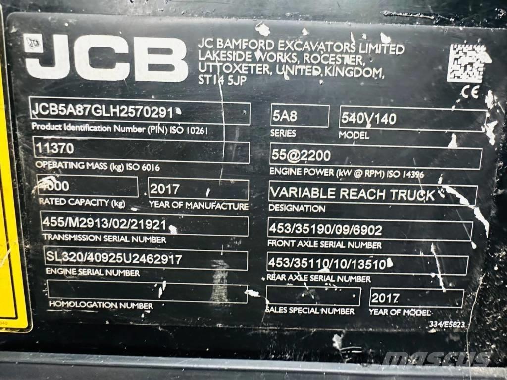 JCB 540-140 Chariot télescopique