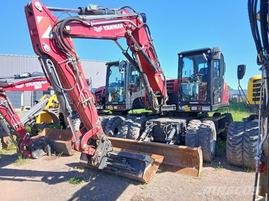 Yanmar B 110 w Pelle sur pneus