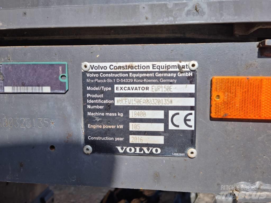 Volvo EWR 150 E Pelle sur pneus