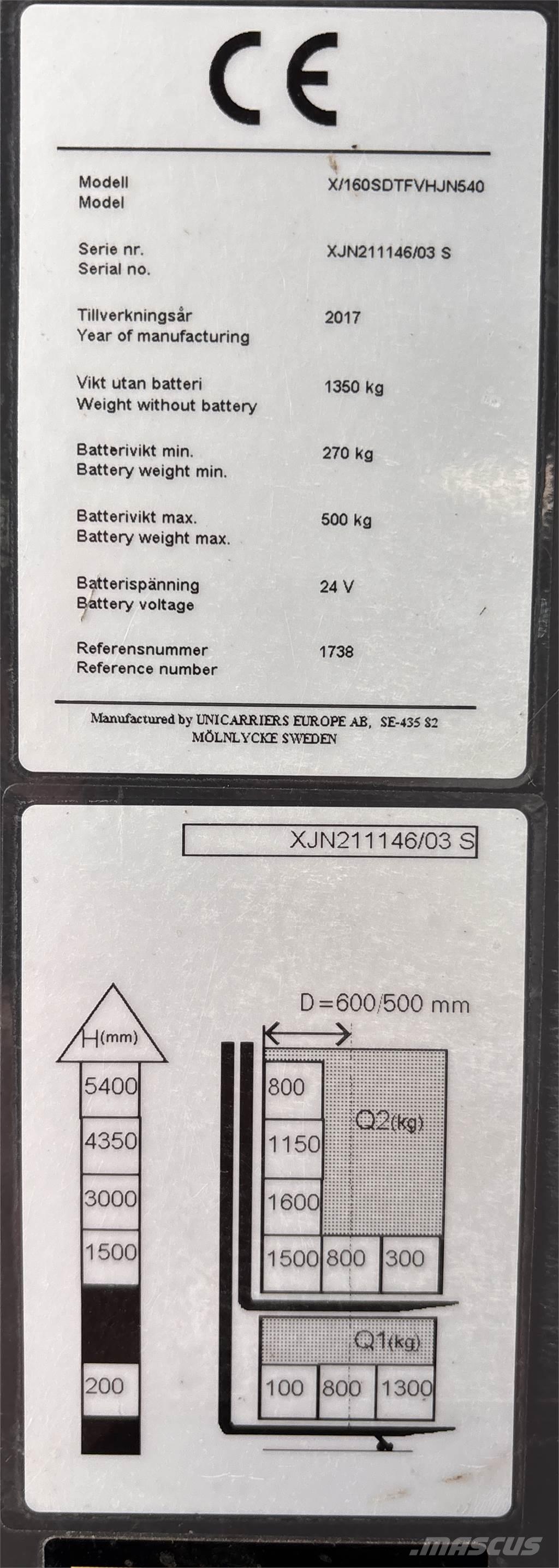 Atlet X160 Gerbeur accompagnant