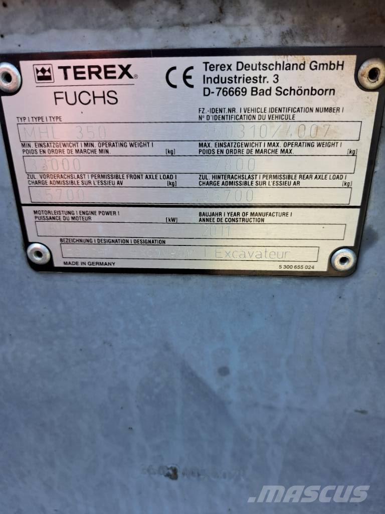 Fuchs MHL350E + Polyp Pelle à déchets