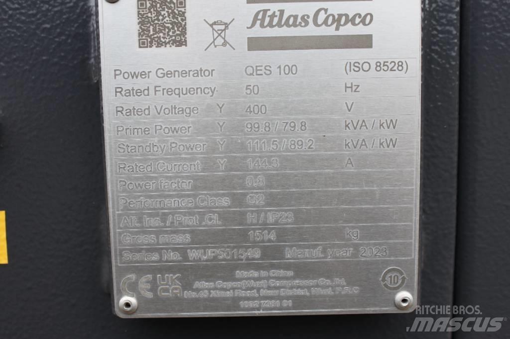 Atlas Copco QES 100 Générateurs diesel