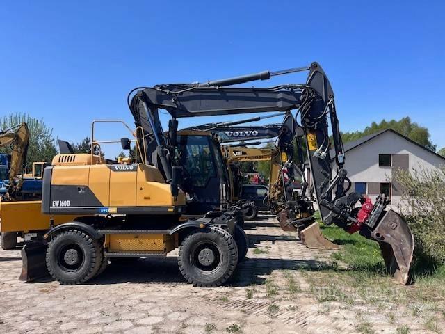 Volvo EW 160 D Pelle sur pneus
