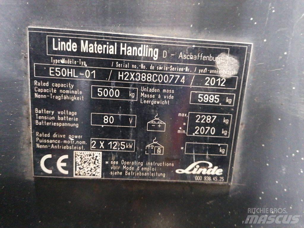 Linde E50HL-01 Chariots élévateurs électriques