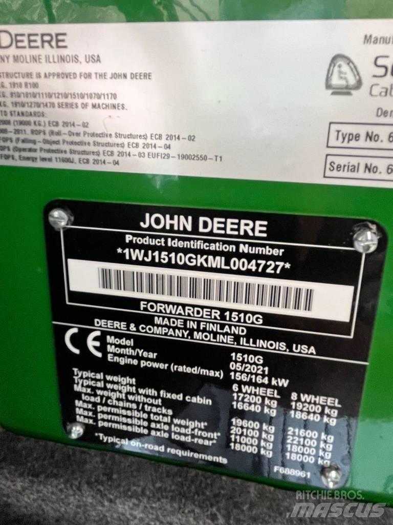 John Deere 1510 G Porteur