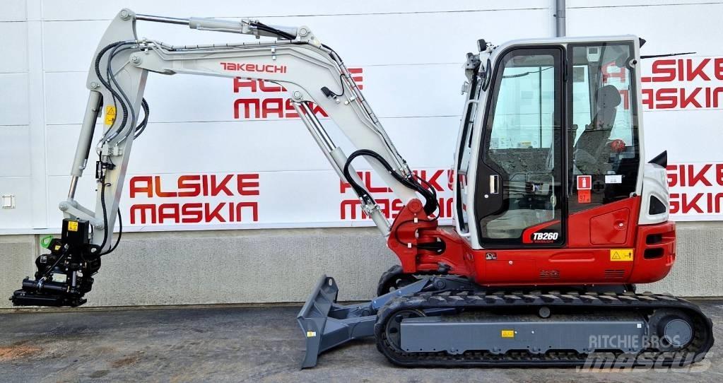 Takeuchi TB 260 Mini pelle < 7t