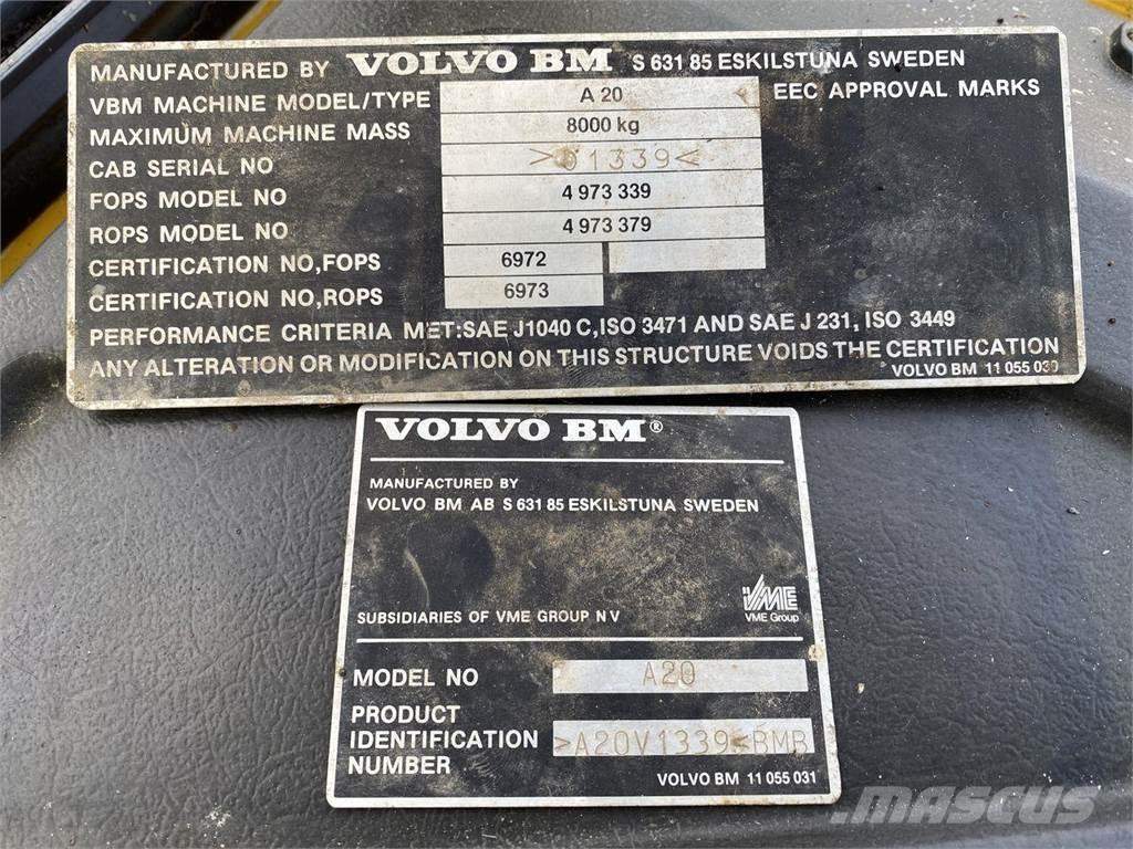 Volvo A20 Mini tombereau