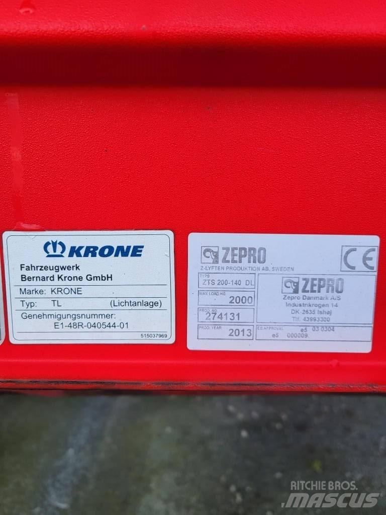 Krone SDP 27 Semi remorque à rideaux coulissants (PLSC)