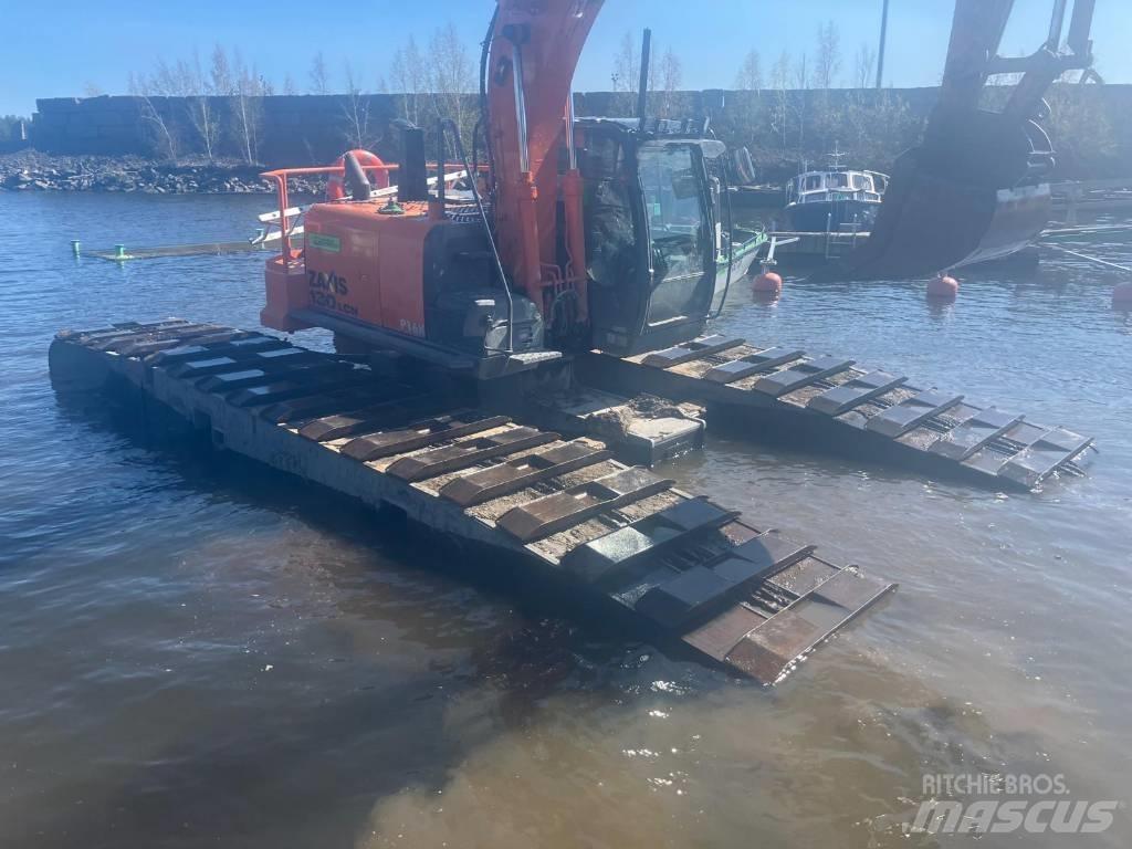 Hitachi ZX 130LCN Pelles amphibies