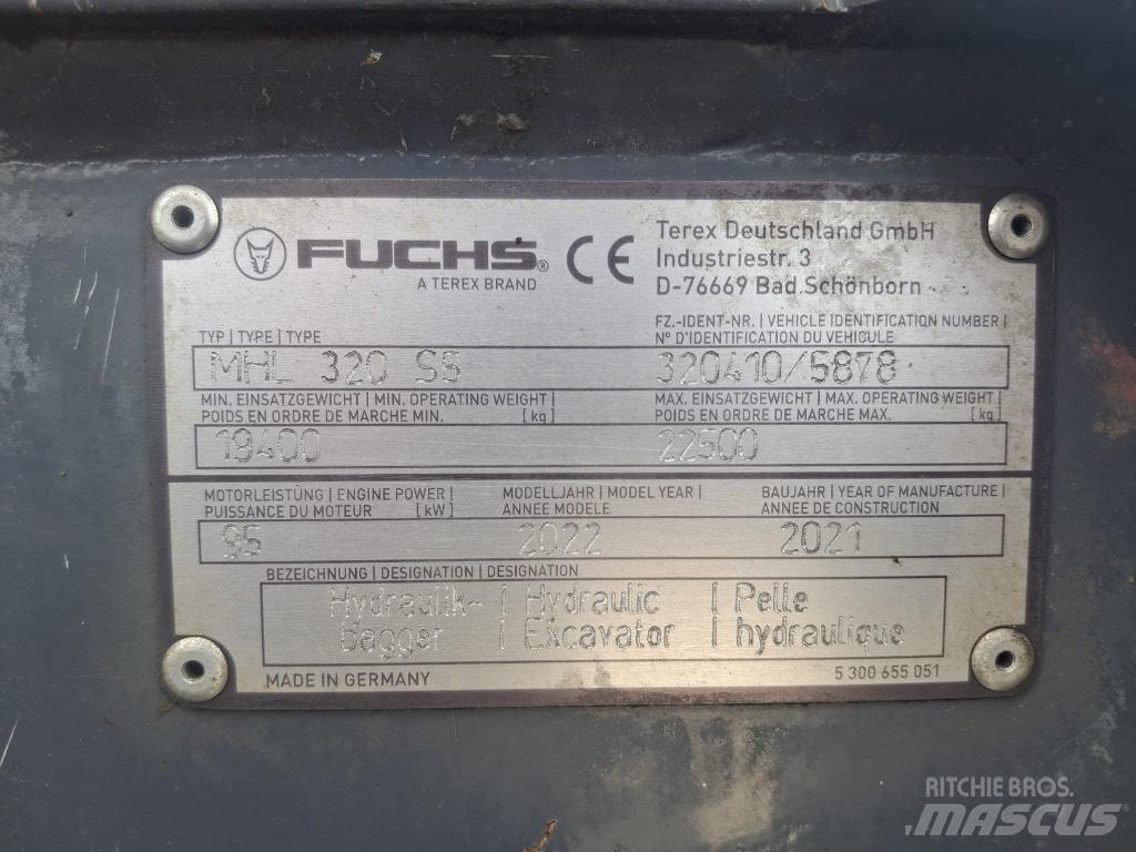 Terex Fuchs MHL320F Manutention - Autres