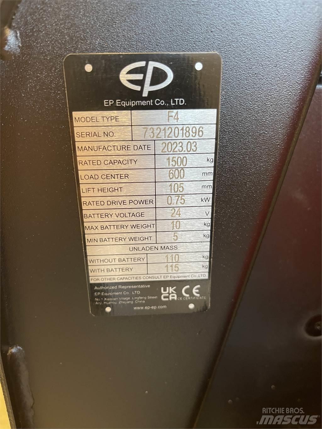  F4 Transpalette accompagnant