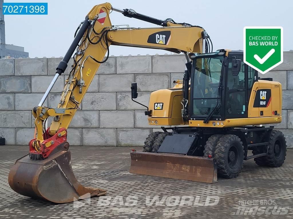 CAT M314 F Pelle sur pneus