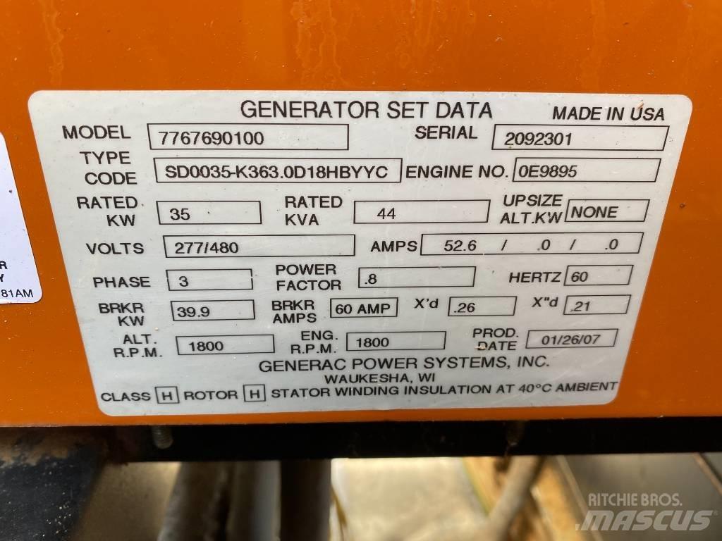Generac 35 KW Générateurs diesel